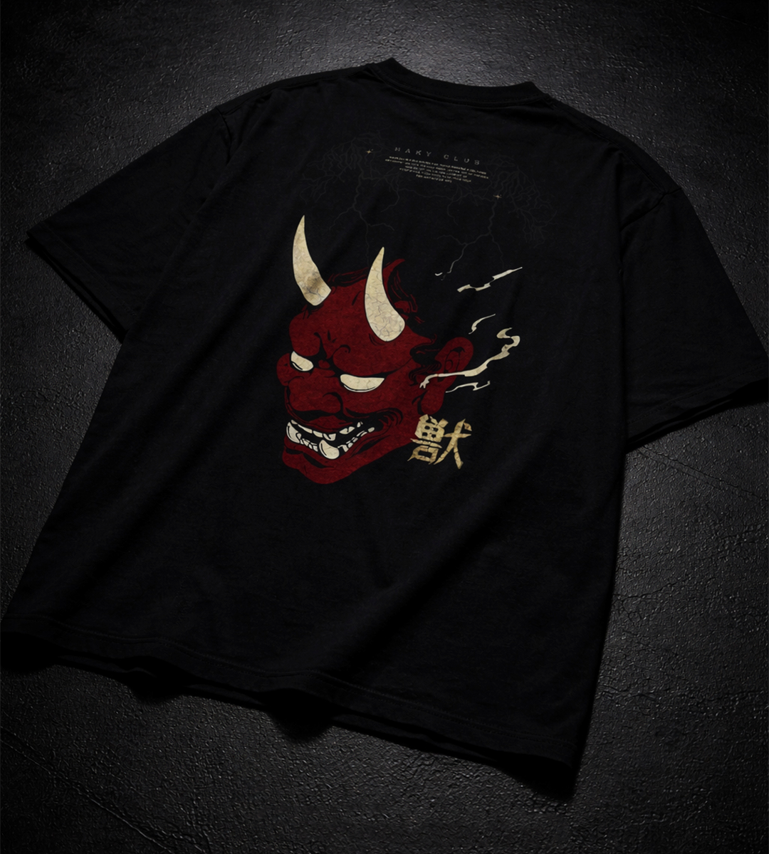 Oversized Haky Hannya - Preta