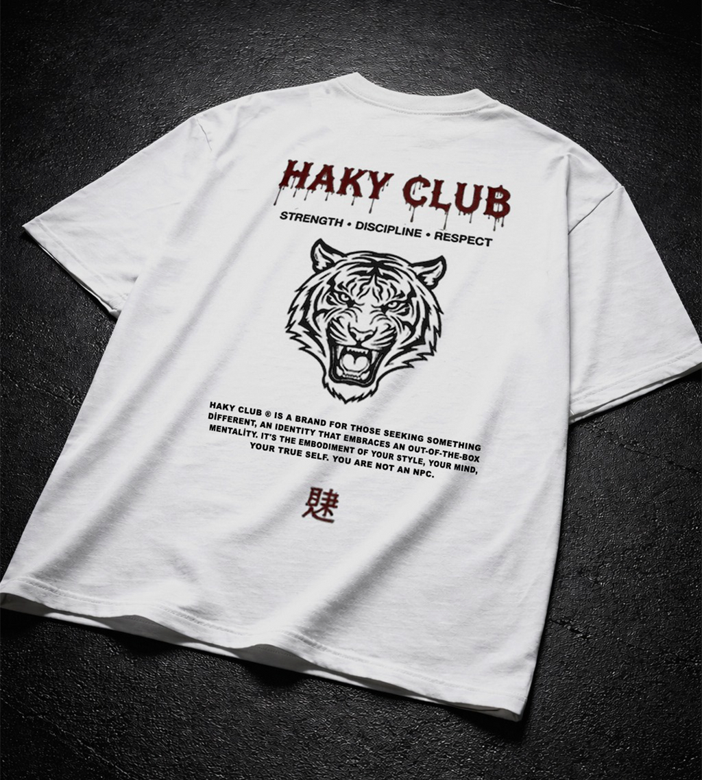 Oversized Culture Tiger - Branca