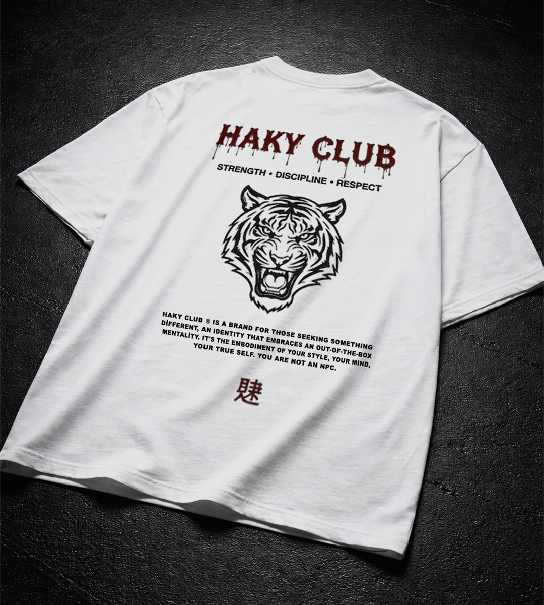 Oversized Culture Tiger - Branca