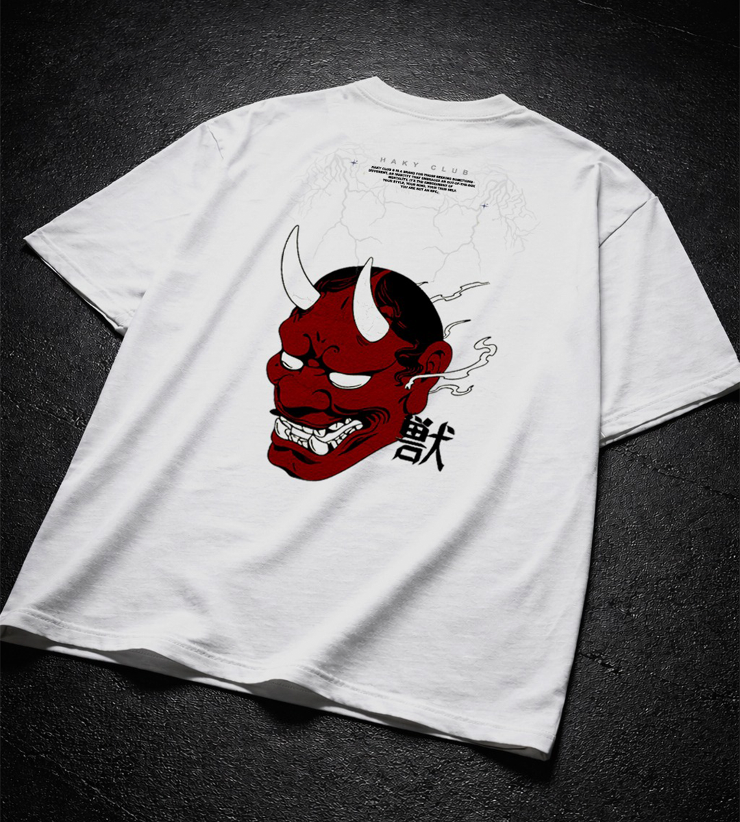 Oversized Haky Hannya - Branca