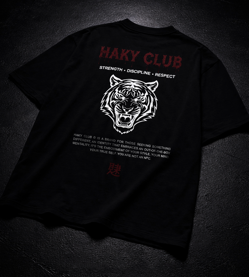 Oversized Culture Tiger - Preta