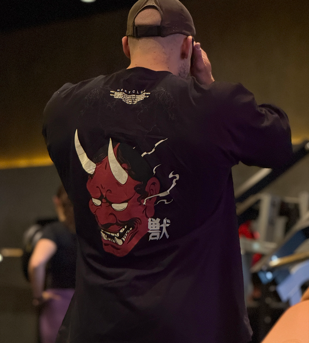 Oversized Haky Hannya - Preta